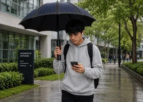 Payung Panel Surya Ini Punya Power Bank Terintegrasi, dan Bisa Cas HP Tanpa Colokan
