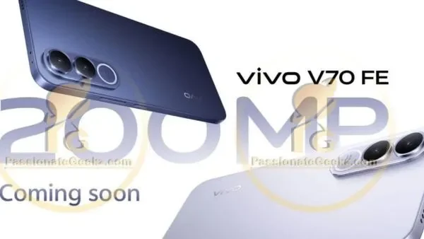 Bocoran desain Vivo V70 FE dengan modul kamera canggih (Photo: Gizmochina, PassionateGeekz)